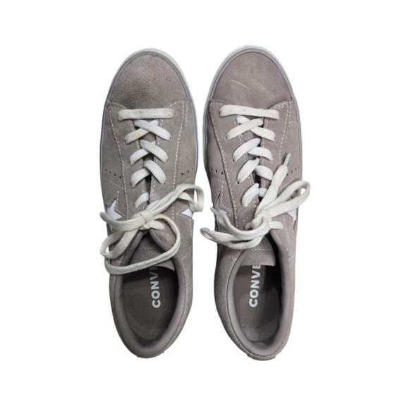 Converse One Star Platform Gray Suede Women's Athletic Shoes Size 7 - Picture 2 of 8